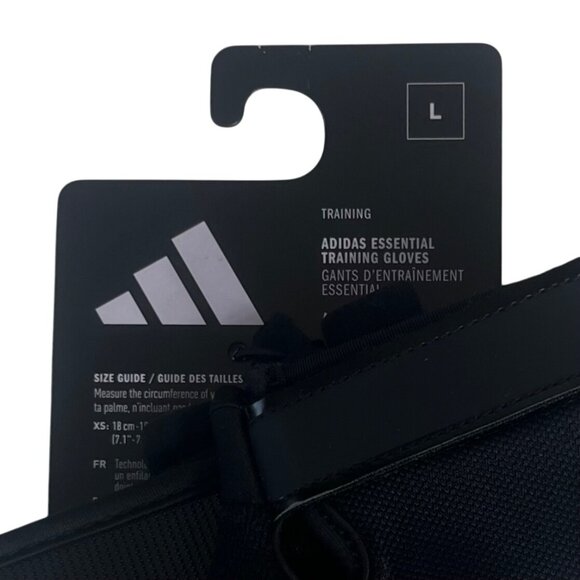 Adidas Aeroready Training Gloves Womens Large Black Aerodynamic Fingerless - Picture 8 of 9